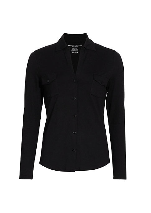 Chic Stretch Pocket Top