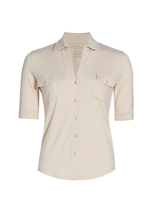 Chic Elbow Pocket Top