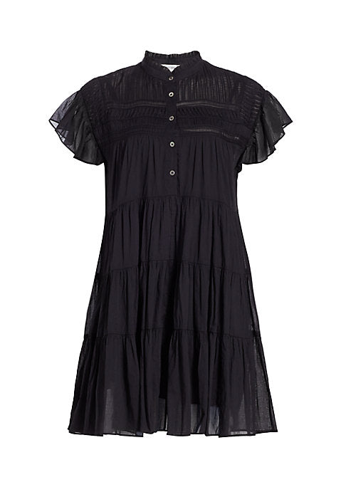 Vibrant Tiered Babydoll Dress