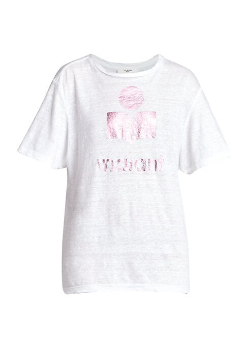 Luxe Graphic Linen Tee