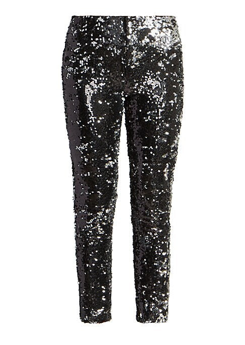 Sparkling Skinny Crop Pants