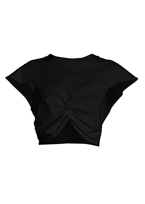 Twisted Cotton Crop Top