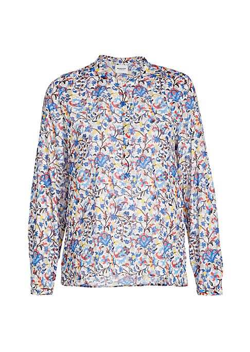 Floral Breeze Cotton Top