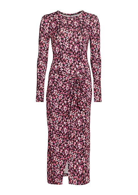 Printed Jersey Tie-Dress