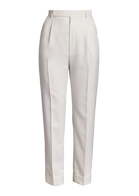 Classic Wool Tapered Trousers