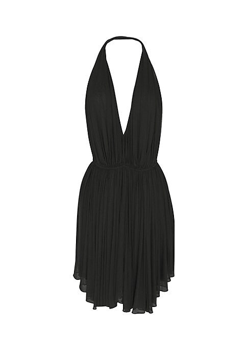 Plunge & Cinch Mini Dress