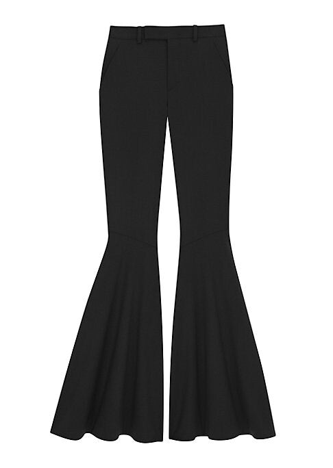 Flare Style Stretch Trousers