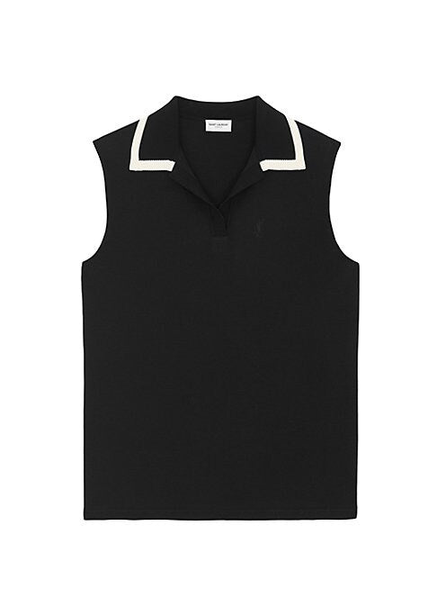 Eco Chic Sleeveless Polo