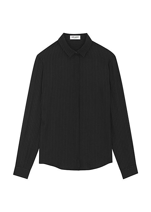 Glam Sheer Button-Up
