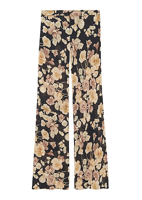 Floral Flare Trousers