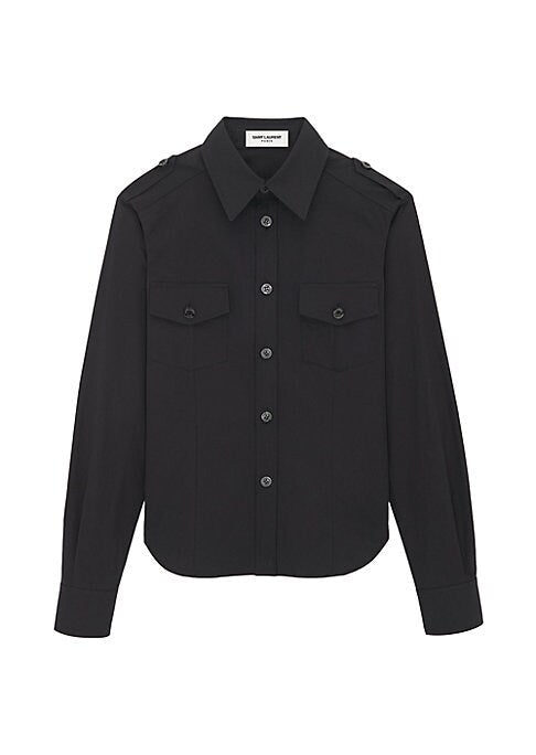 Fitted Military Chic Shirt