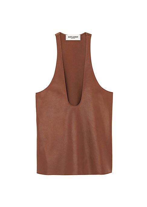 Sleek Satin Scoop Top