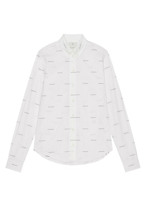 Jacquard Button-Up Shirt