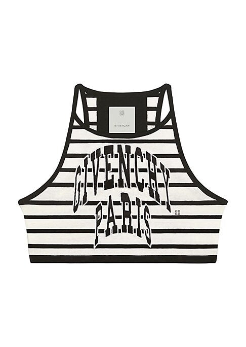 Striped Cotton Crop Top