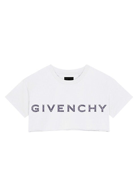 Rhinestone Crop Tee