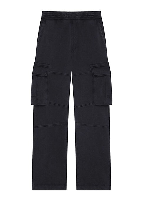 Jersey Relaxed Cargo Trousers
