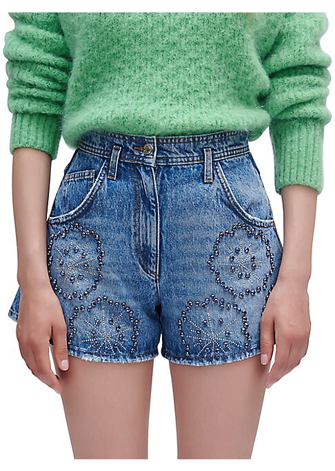 Glam Vintage Denim Shorts