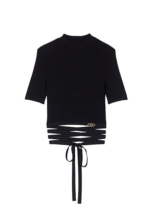 Crossed Charm Crop Top