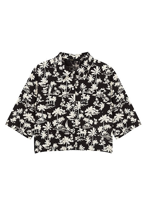Tropical Vibes Cropped Top