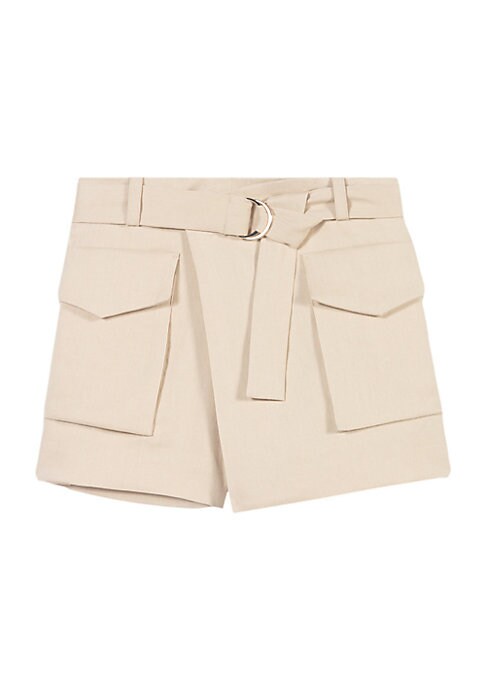 Chic Asymmetric Cargo Shorts
