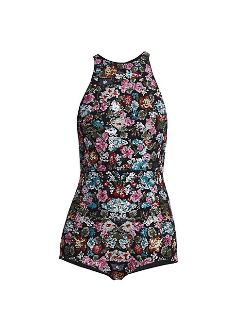 Floral Sparkle Jumpsuit