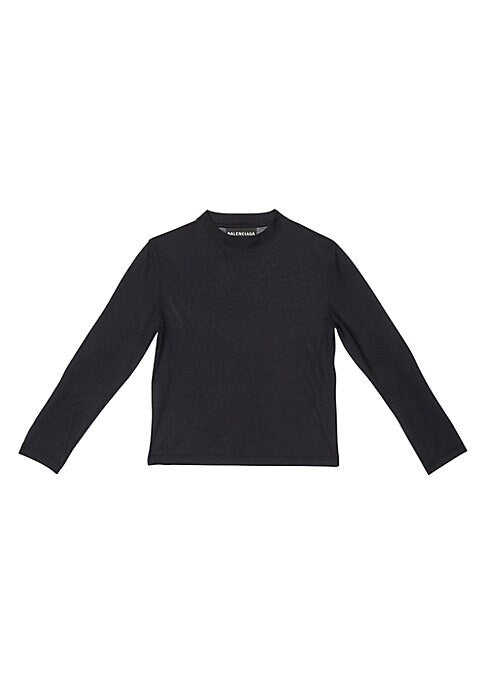 Transparent Fitted Long Sleeve Tee