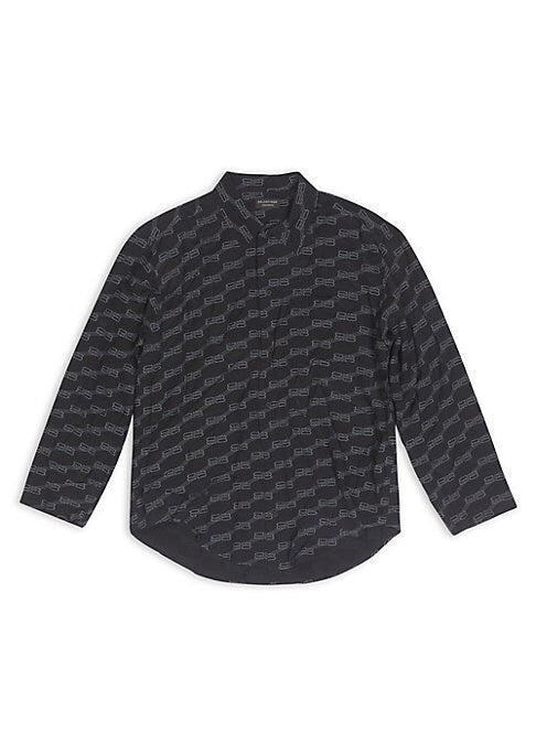 Silk Crepe Button-Up