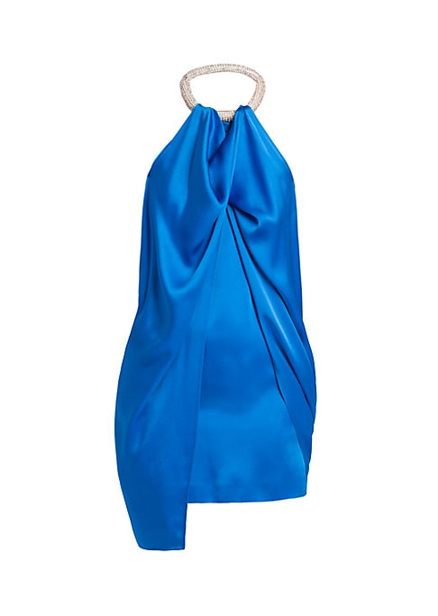 Elegant Satin Shift Dress