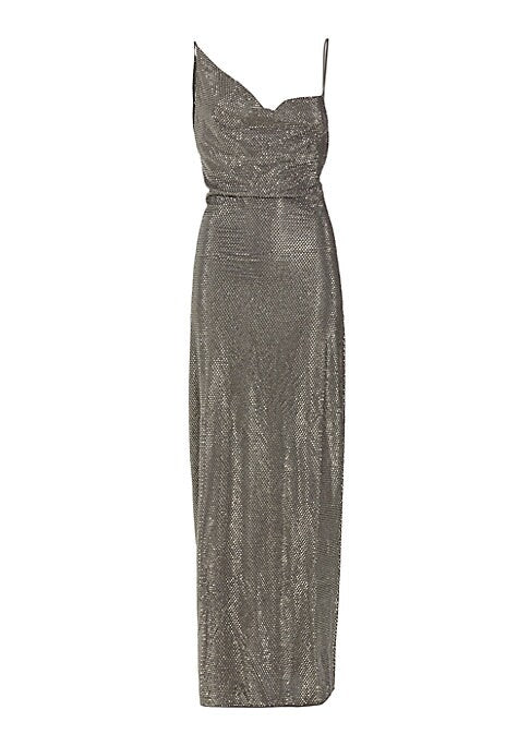 Glistening Cowl Dress