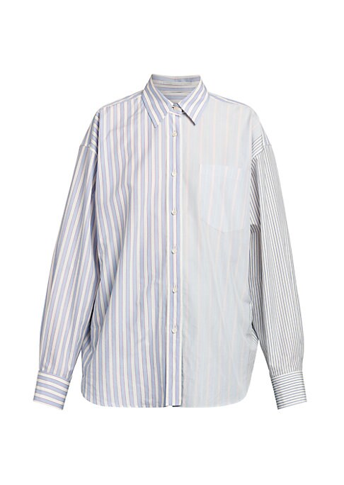 Chic Pinstripe Button-Up
