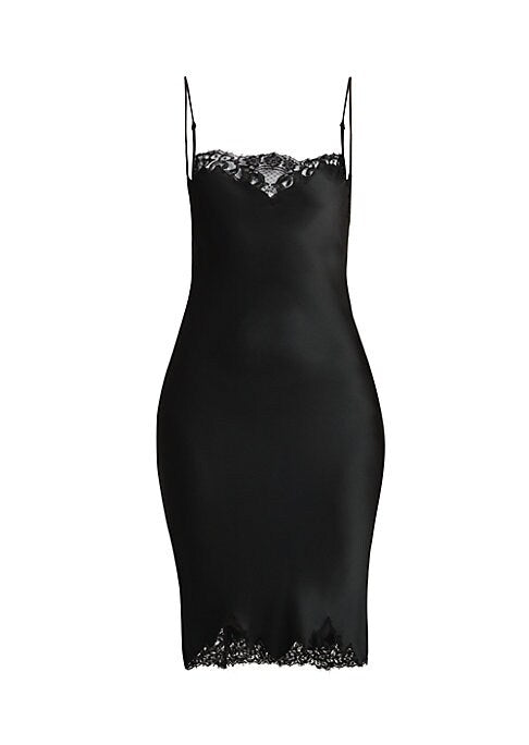 Luxe Lace Satin Dress