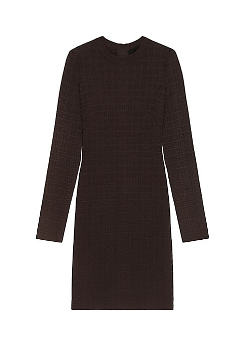 Chic Jacquard Midi Dress