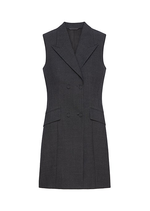Chic Wool Suit Dress