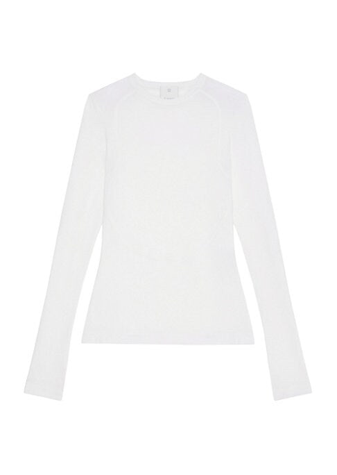 Graphic Cutout Long Sleeve