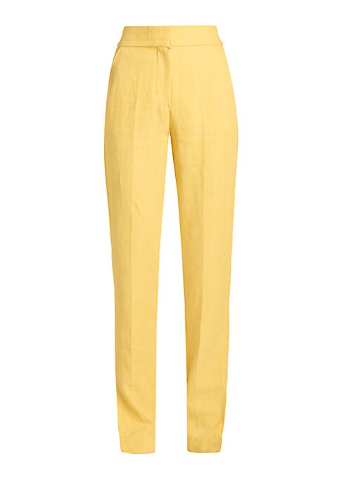 Chic Linen Straight Pants