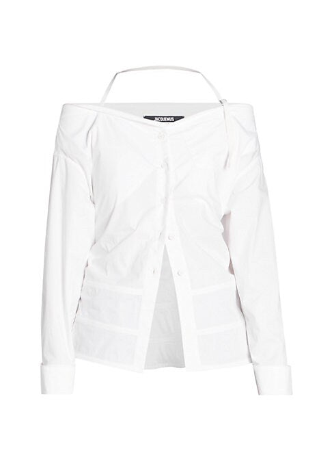 Halter Poplin Chic Shirt