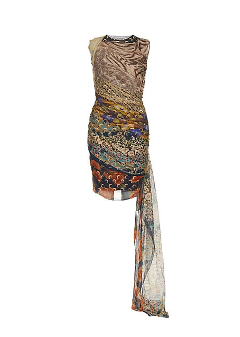 Draped Silk Elegance