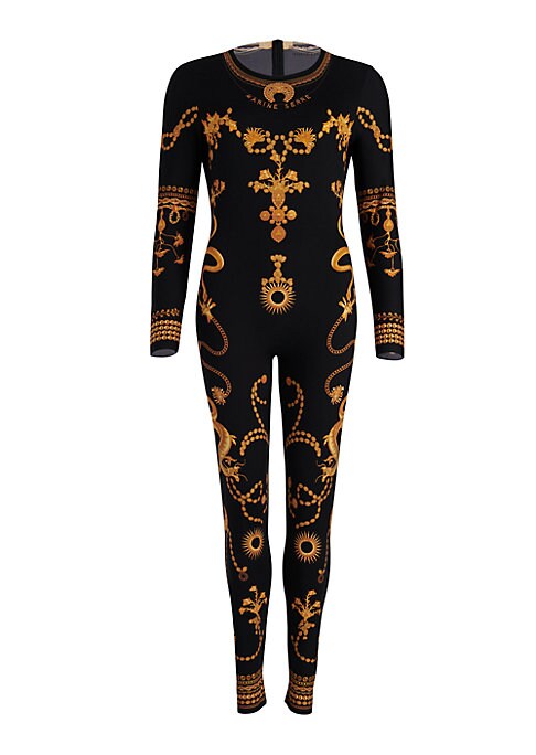 Graphic Slim Fit Catsuit