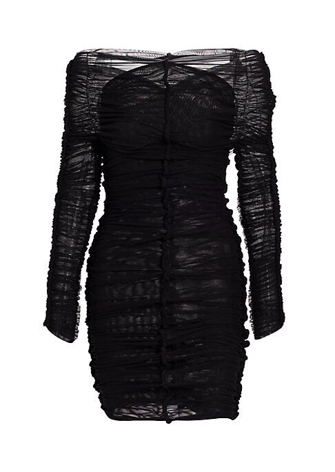 Ruched Elegance Midi Dress