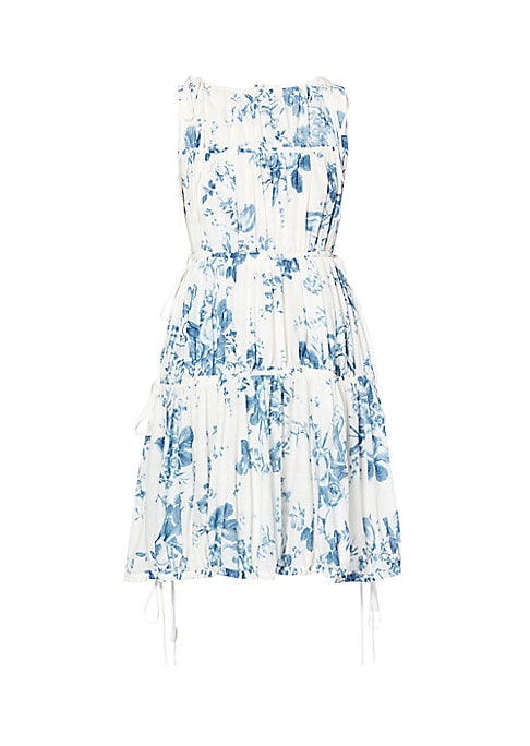 Floral Tiered Mini Dress