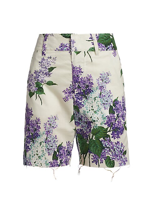 Lilac Fray Shorts