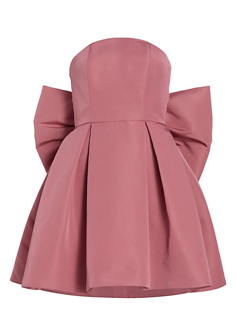 Chic Bow Mini Dress
