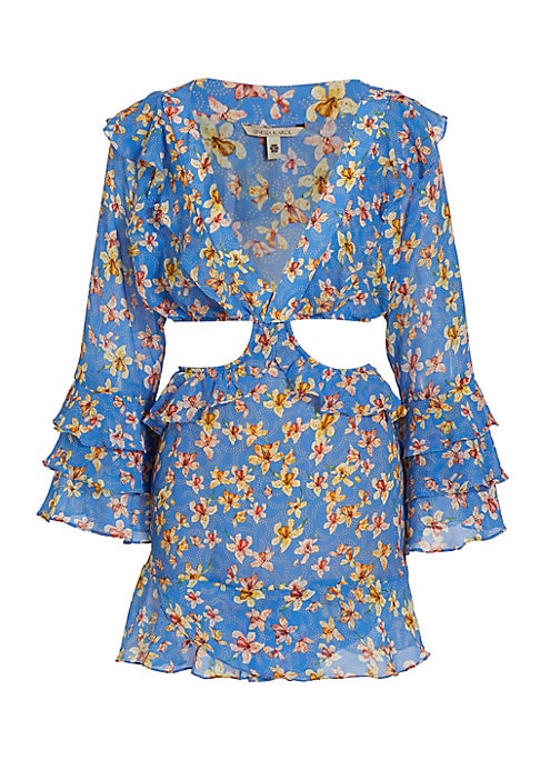 Floral Chic Chiffon Dress