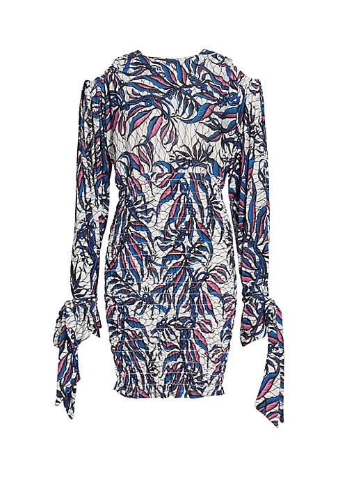 Tropical Cut-Out Minidress