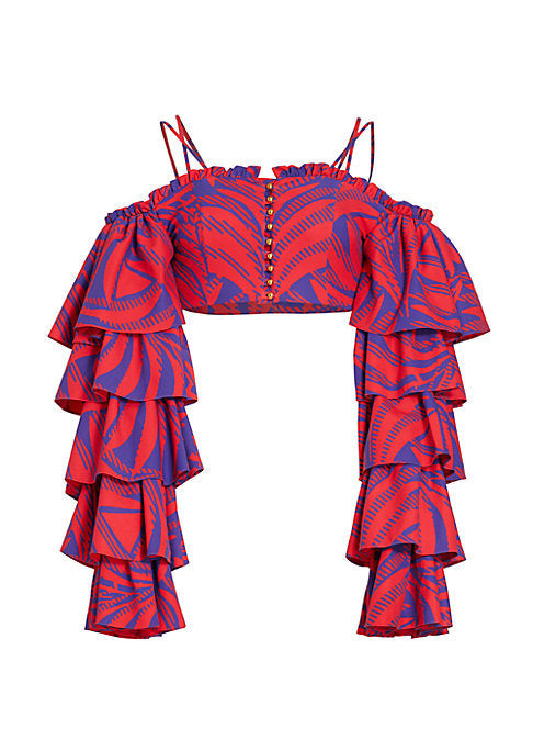 Ruffled Crop Top Delight
