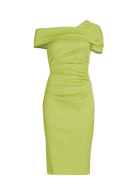Waffle Pique Asymmetrical Dress