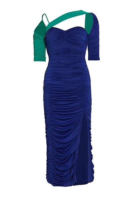 Chic Ruched Midi Dress
