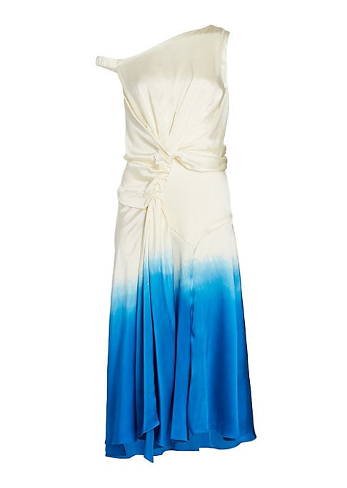 Asymmetrical Silk Elegance Dress