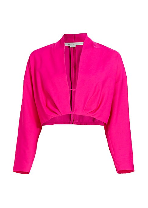 Vibrant V-Neck Crop Top