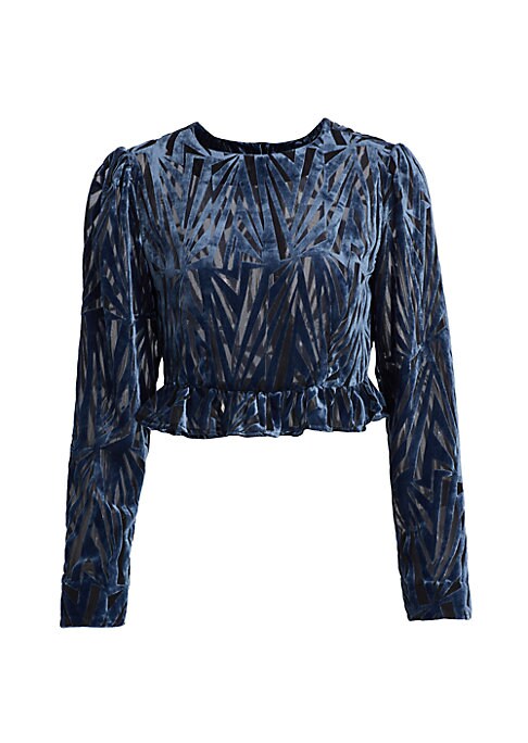 Velvet Peplum Beauty